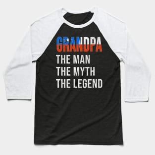 Grand Father Chilean Grandpa The Man The Myth The Legend - Gift for Chilean Dad With Roots From  Chile Baseball T-Shirt